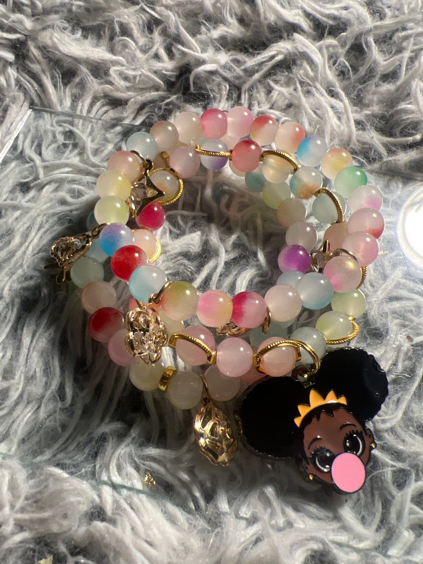 stacked Bracelets (charmed)