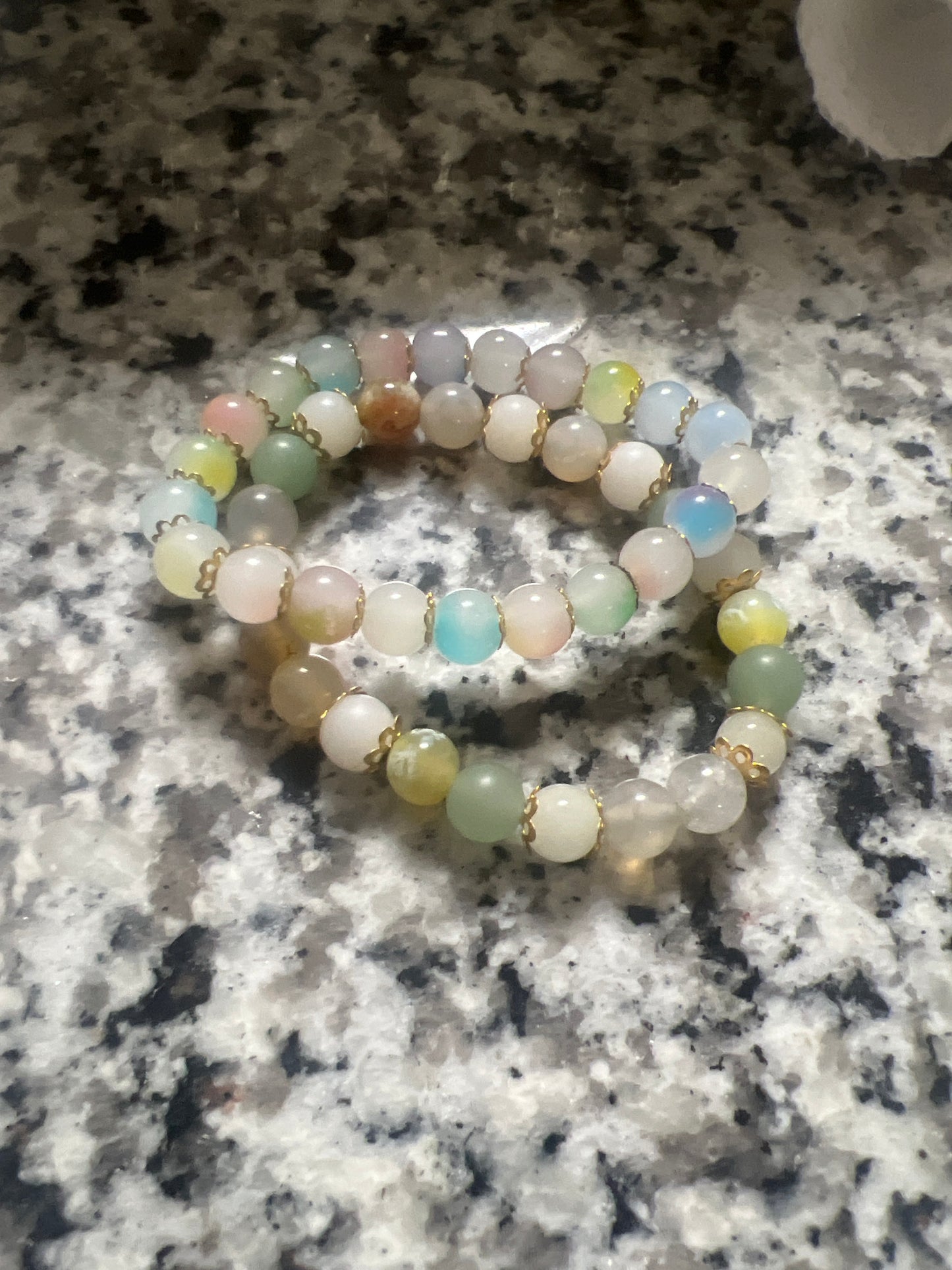 Beaded charm bracelets