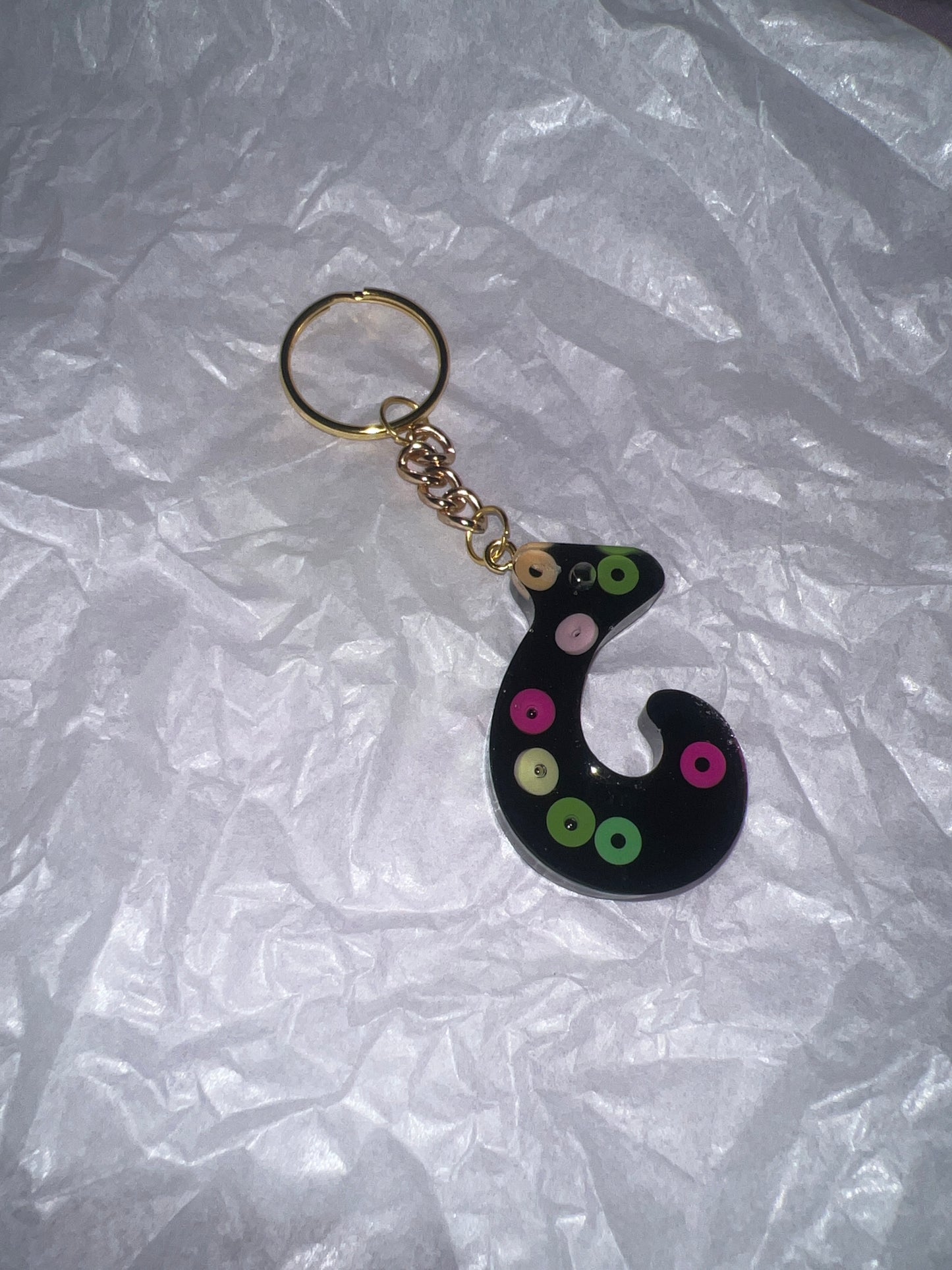 Alphabet key chains