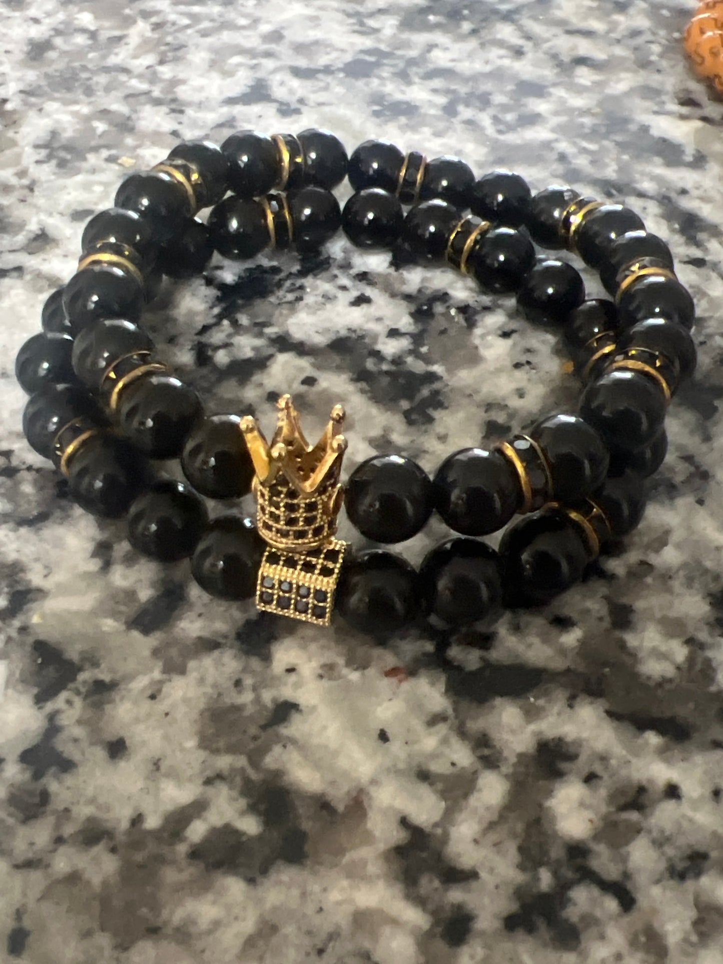 stacked Bracelets (charmed)