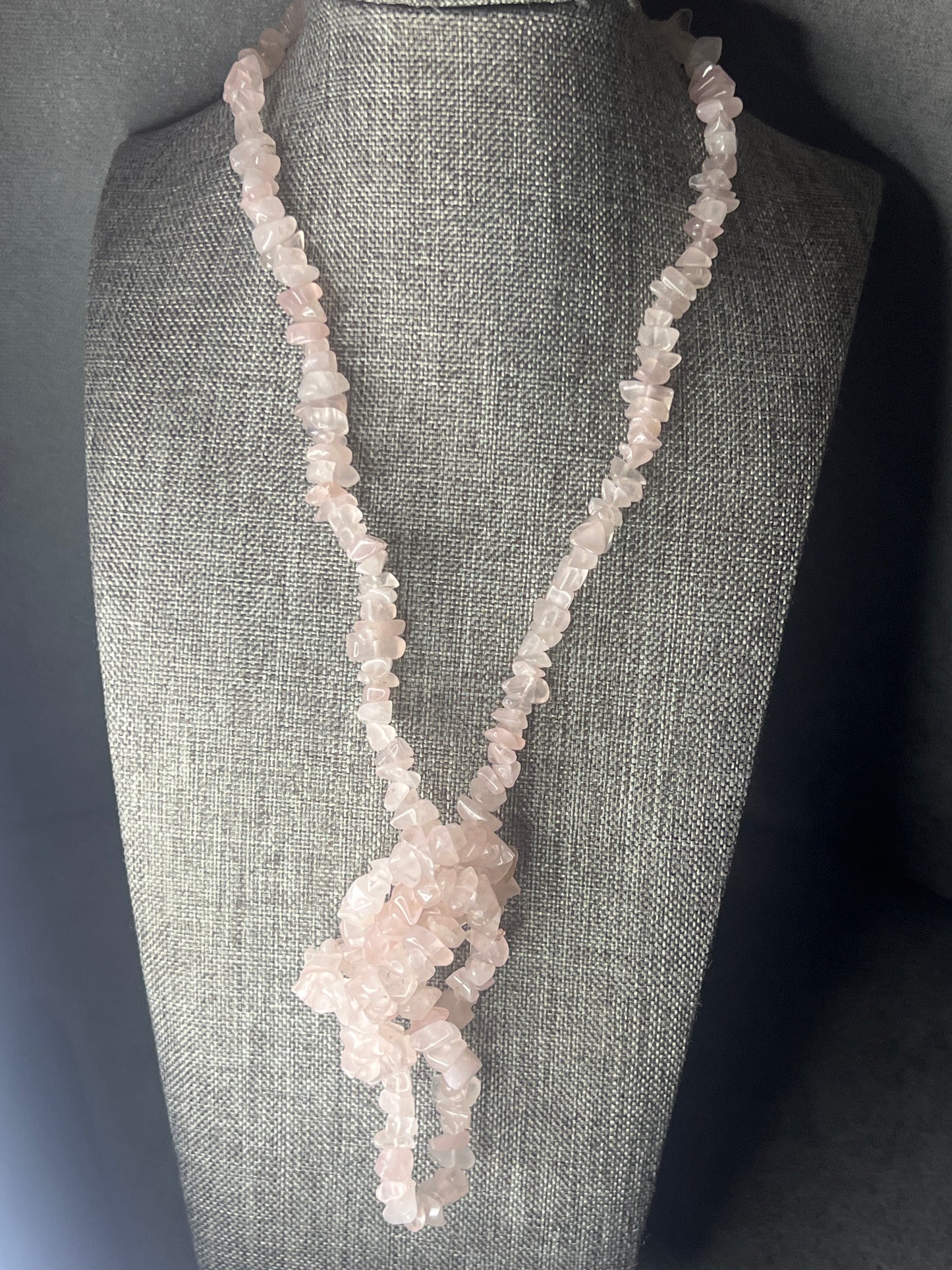 Stone beaded necklaces