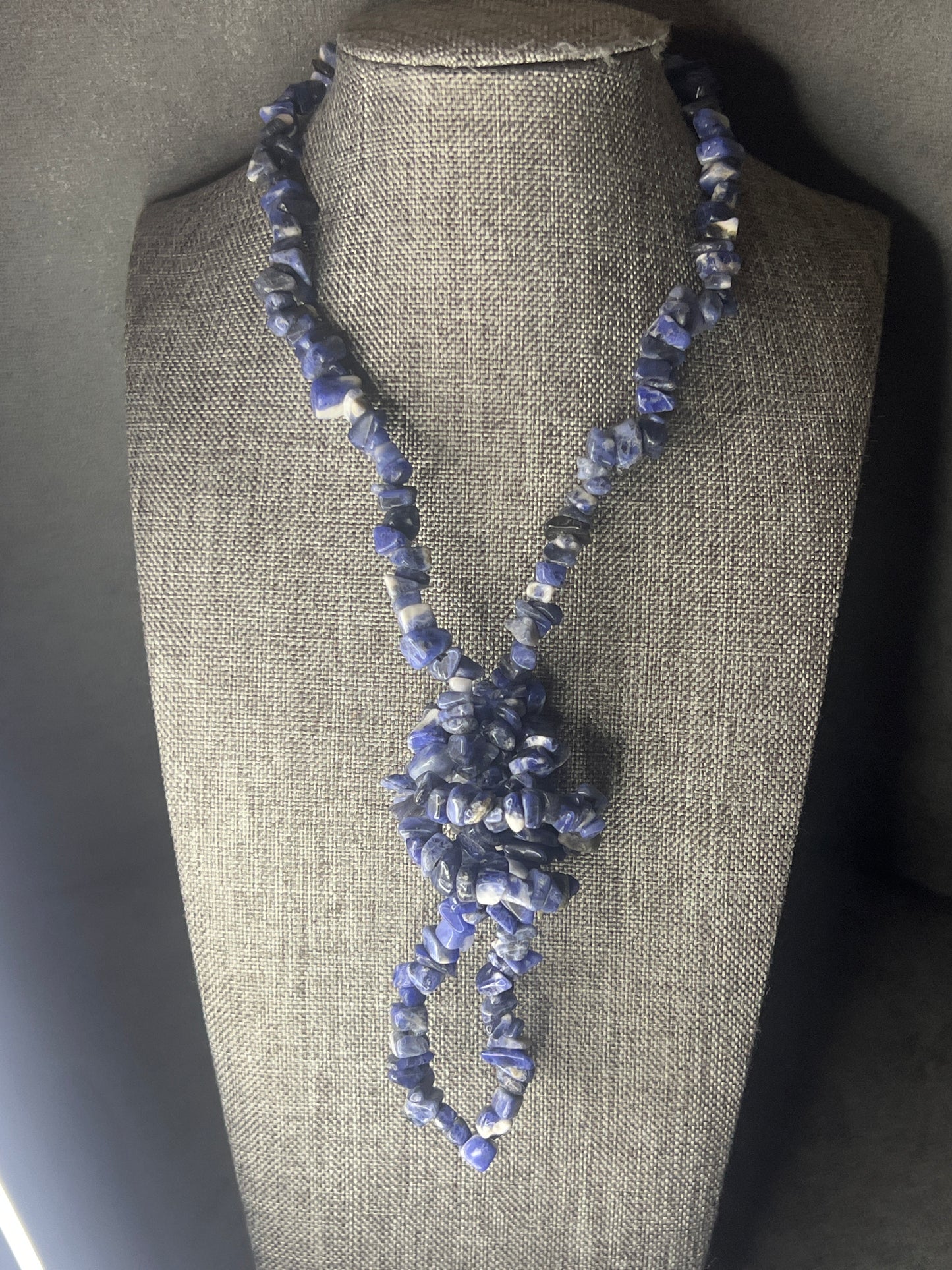 Stone beaded necklaces