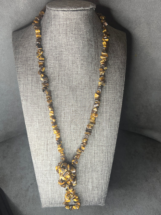 Stone beaded necklaces