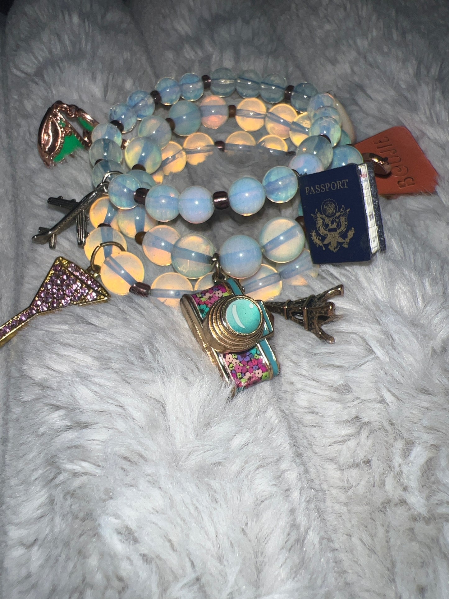 stacked Bracelets (charmed)