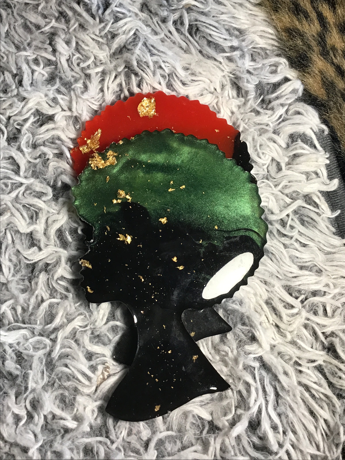 Juneteenth Afro coasters