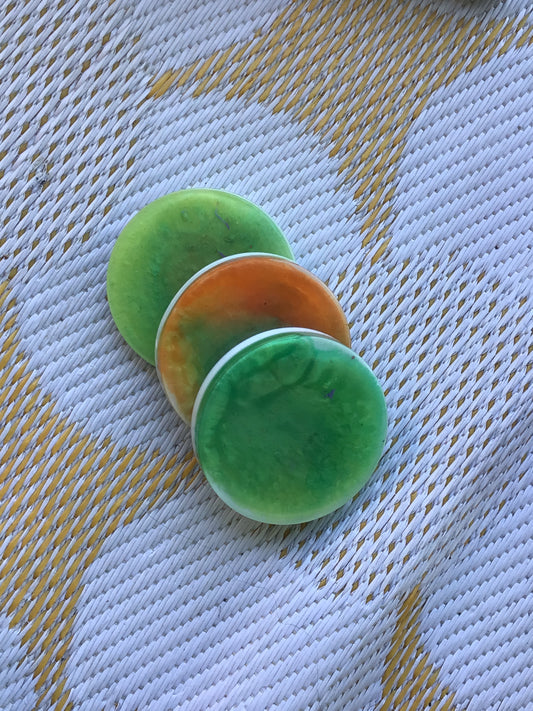 Solid colors coasters