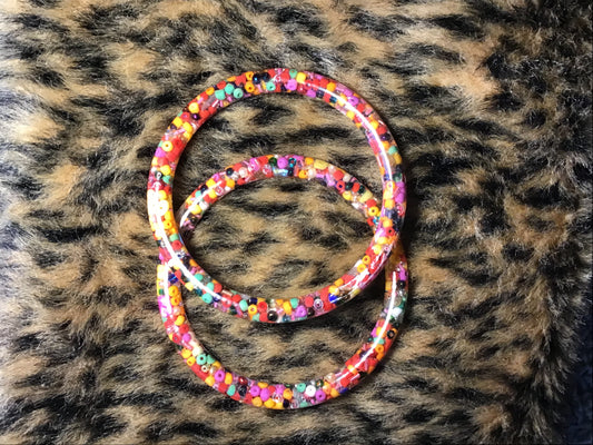 Resin bangles ex large