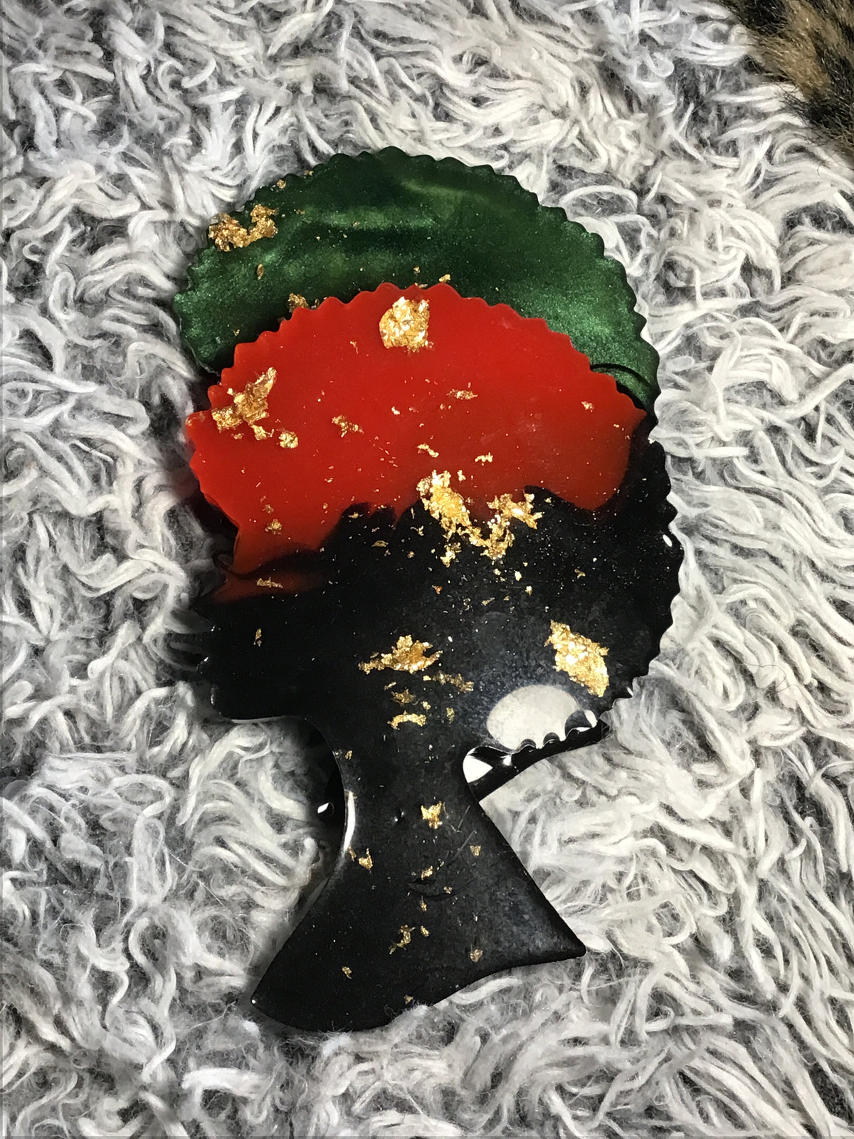 Juneteenth Afro coasters